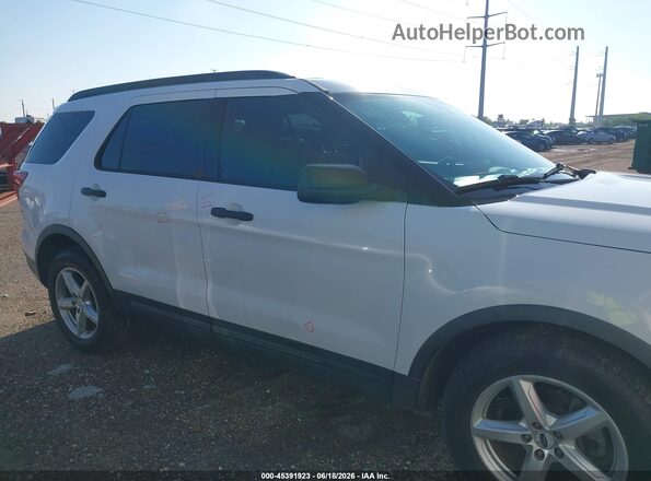 1FM5K7B81JGC45129 2018 FORD EXPLORER White Vista interior trasera
