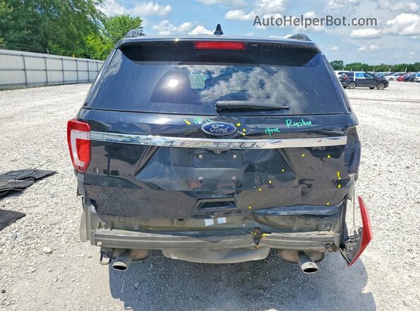 1FM5K7B82HGC58255 2017 FORD EXPLORER Black Rear view