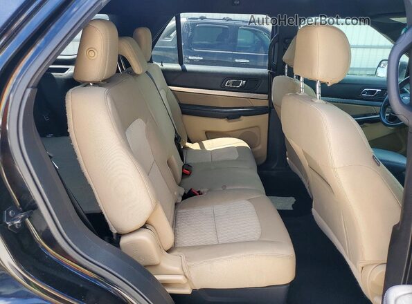 1FM5K7B82HGC58255 2017 FORD EXPLORER Black Rear interior view