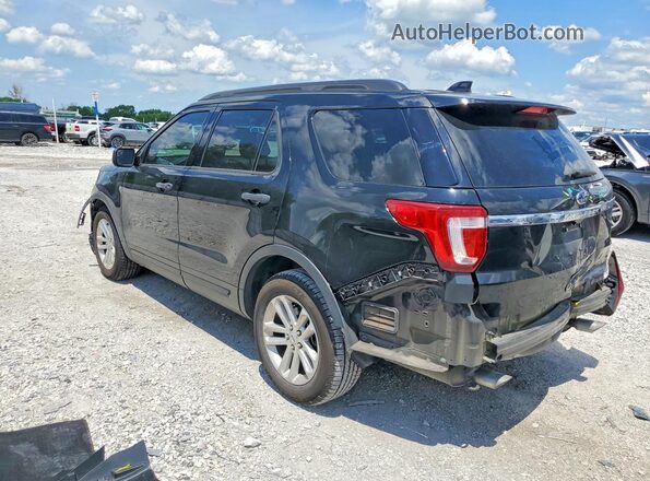 1FM5K7B82HGC58255 2017 FORD EXPLORER Black Rear left