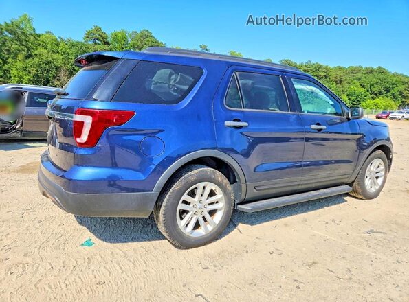 1FM5K7B83GGA94190 2016 FORD EXPLORER Blue Tył prawy