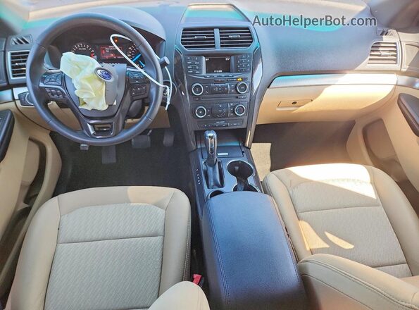 1FM5K7B83GGA94190 2016 FORD EXPLORER Blue Widok deski rozdzielczej