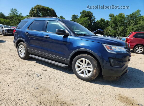1FM5K7B83GGA94190 2016 FORD EXPLORER Blue Przód prawy