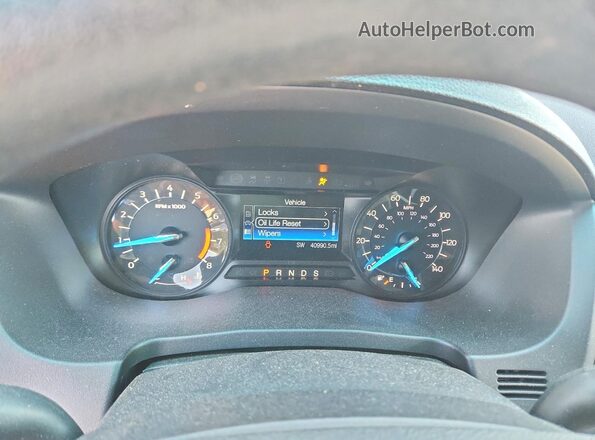 1FM5K7B83GGA94190 2016 FORD EXPLORER Blue Widok zestawu wskaźników