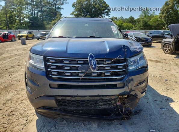 1FM5K7B83GGA94190 2016 FORD EXPLORER Blue Widok z przodu