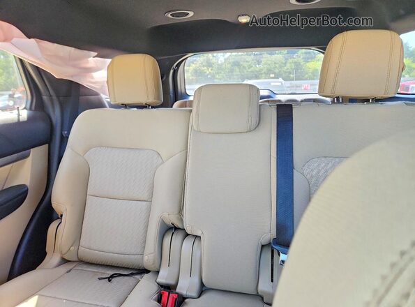1FM5K7B83GGA94190 2016 FORD EXPLORER Blue Widok tylnych siedzeń