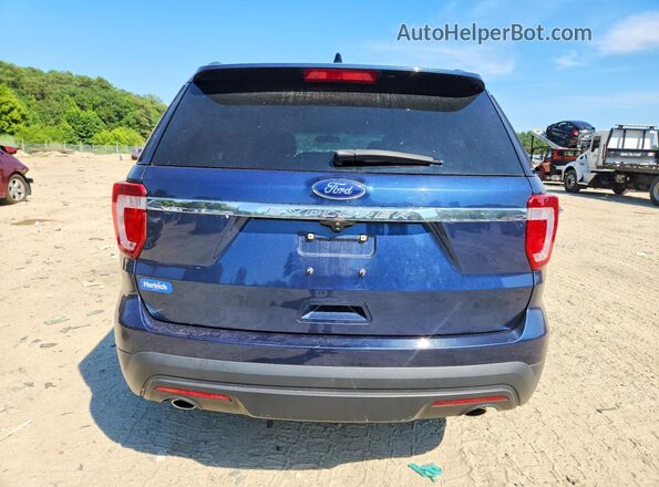 1FM5K7B83GGA94190 2016 FORD EXPLORER Blue Widok z tyłu