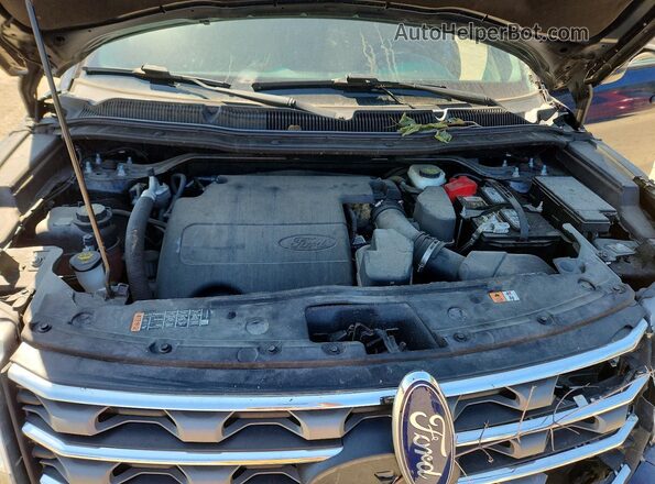 1FM5K7B83GGA94190 2016 FORD EXPLORER Blue Widok komory silnika