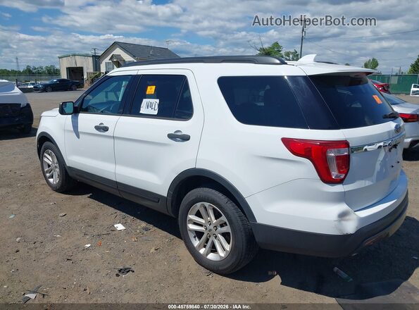 1FM5K7B83GGC31094 2016 FORD EXPLORER Белый Задняя левая четверть