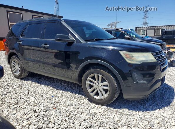 1FM5K7B83GGD29025 2016 FORD EXPLORER Black Front right