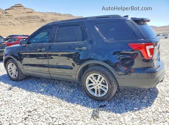 1FM5K7B83GGD29025 2016 FORD EXPLORER Black Rear left
