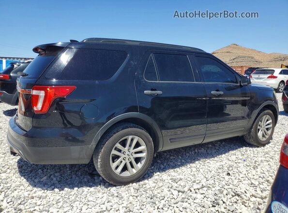 1FM5K7B83GGD29025 2016 FORD EXPLORER Black Rear right
