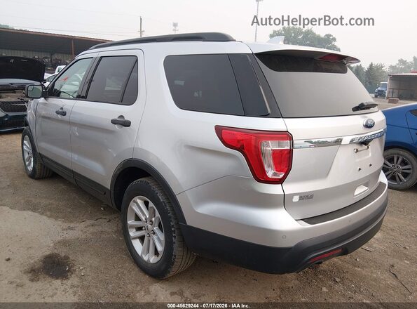 1FM5K7B84HGD08038 2017 FORD EXPLORER Silver Tył lewy