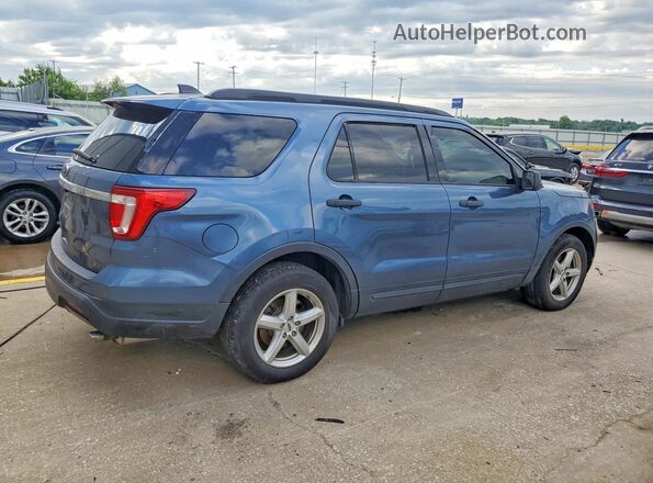 1FM5K7B84JGA90656 2018 FORD EXPLORER Blue Հետևի աջ
