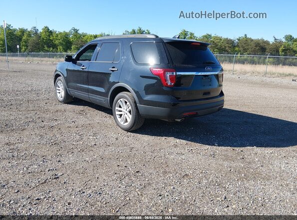 1FM5K7B85HGD25351 2017 FORD EXPLORER Black Հետևի ձախ