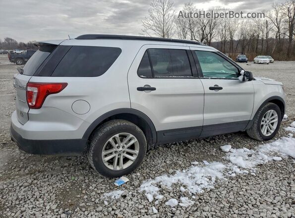 1FM5K7B86GGA03252 2016 FORD EXPLORER Silver Հետևի աջ