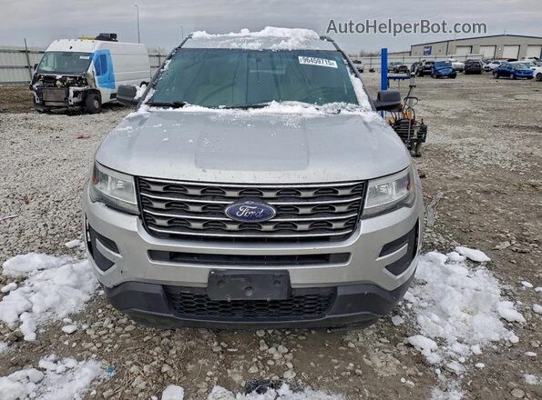 1FM5K7B86GGA03252 2016 FORD EXPLORER Silver Դիմացի տեսք