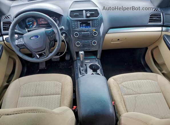 1FM5K7B86GGA03252 2016 FORD EXPLORER Silver Առջևի վահանակի տեսք