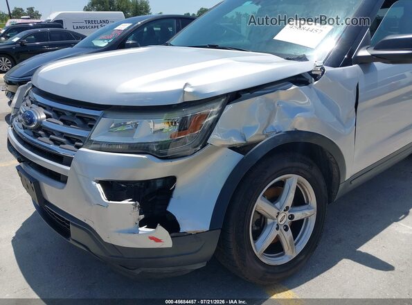 1FM5K7B86JGA67170 2018 FORD EXPLORER Silver წინა ხედი