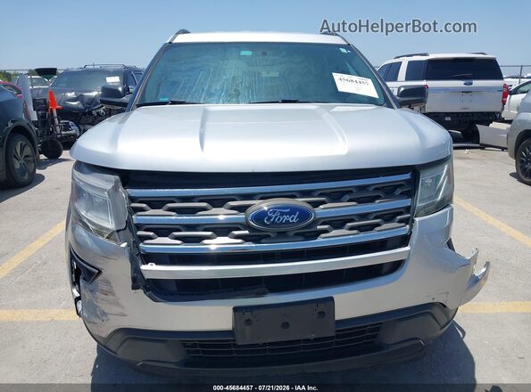 1FM5K7B86JGA67170 2018 FORD EXPLORER Silver ხელსაწყოთა პანელის ხედი