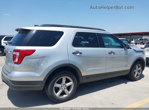 1FM5K7B86JGA67170 2018 FORD EXPLORER Silver უკანა სალონის ხედი