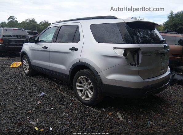 1FM5K7B87GGD14849 2016 FORD EXPLORER Серебряный Задняя левая четверть