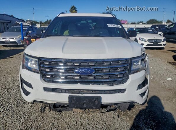 1FM5K7B87HGD42913 2017 FORD EXPLORER White Դիմացի տեսք