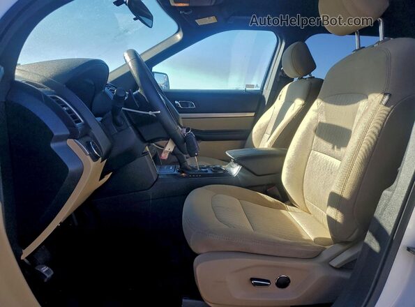 1FM5K7B87HGD42913 2017 FORD EXPLORER White Սալոնի դիմացի տեսք