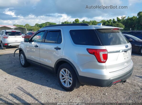 1FM5K7B87HGD79184 2017 FORD EXPLORER Silver უკანა მარცხენა