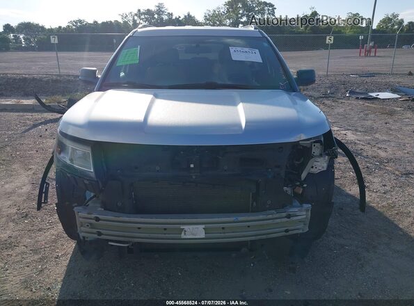 1FM5K7B87HGD79184 2017 FORD EXPLORER Silver ხელსაწყოთა პანელის ხედი