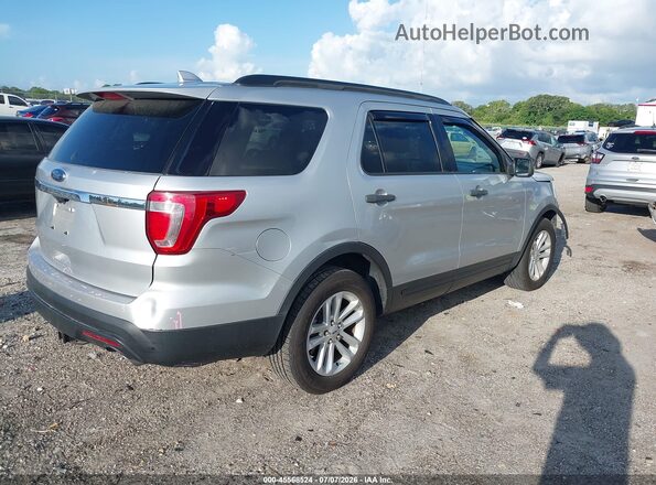 1FM5K7B87HGD79184 2017 FORD EXPLORER Silver უკანა მარჯვენა