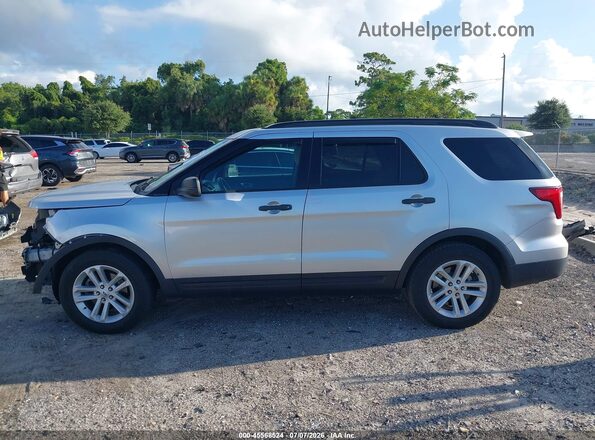 1FM5K7B87HGD79184 2017 FORD EXPLORER Silver სალონის 360-გრადუსიანი ხედი