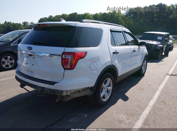 1FM5K7B87JGA95480 2018 FORD EXPLORER Белый Задняя правая четверть