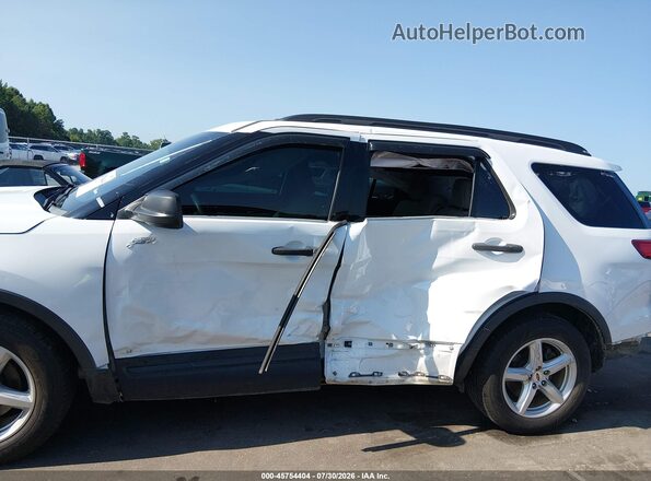 1FM5K7B87JGA95480 2018 FORD EXPLORER Белый Вид спереди