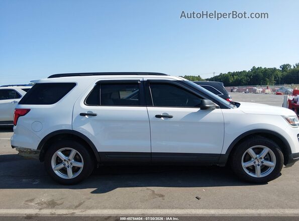 1FM5K7B87JGA95480 2018 FORD EXPLORER Белый Вид задней части салона