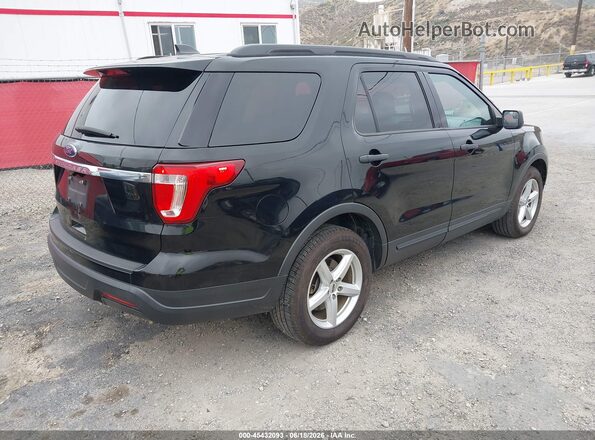 1FM5K7B87JGC45121 2018 FORD EXPLORER Черный Задняя правая четверть