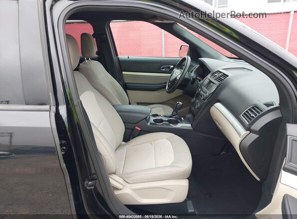 1FM5K7B87JGC45121 2018 FORD EXPLORER Черный Вид салона спереди