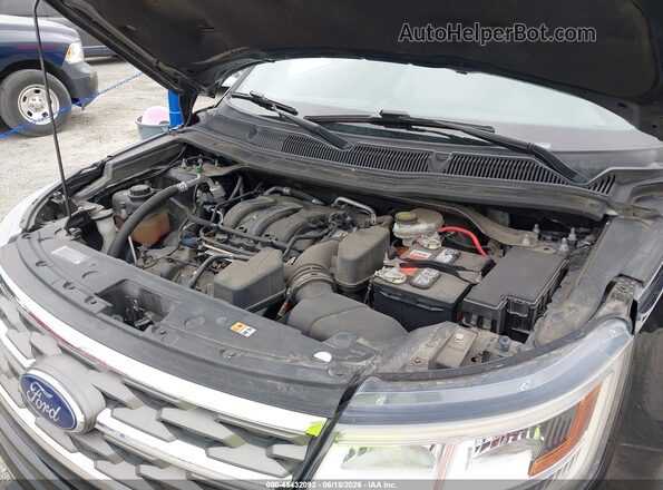 1FM5K7B87JGC45121 2018 FORD EXPLORER Черный Вид сзади