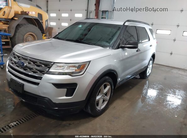 1FM5K7B87KGA93200 2019 FORD EXPLORER Silver Front left