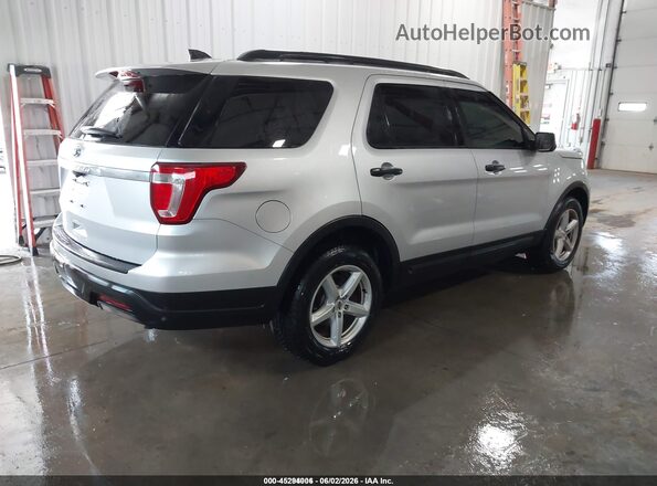 1FM5K7B87KGA93200 2019 FORD EXPLORER Silver Rear right