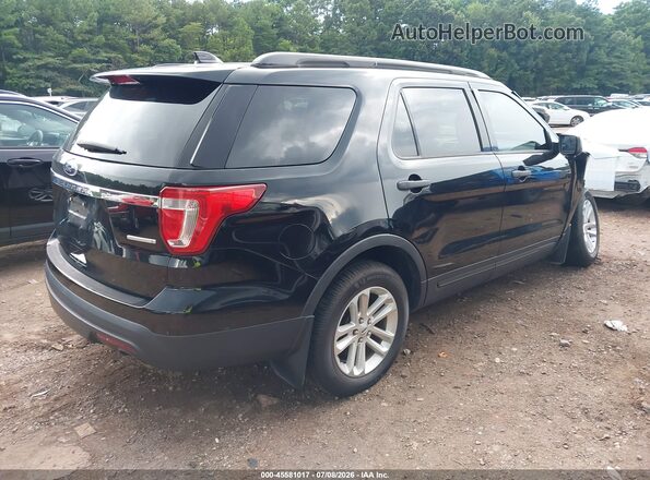 1FM5K7B88GGC81361 2016 FORD EXPLORER Черный Задняя правая четверть