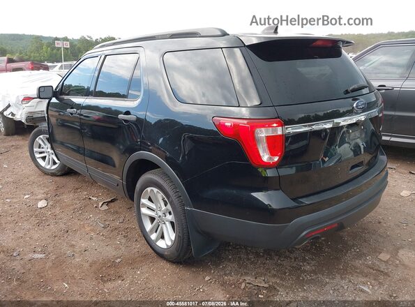 1FM5K7B88GGC81361 2016 FORD EXPLORER Черный Задняя левая четверть