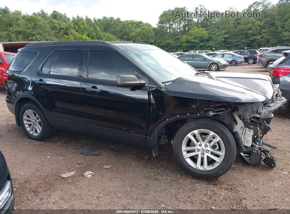 1FM5K7B88GGC81361 2016 FORD EXPLORER Черный Панорамный вид салона 360°