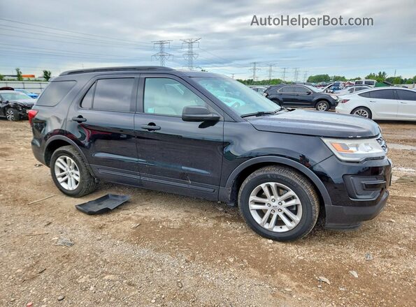 1FM5K7B89HGC52422 2017 FORD EXPLORER Black Front right