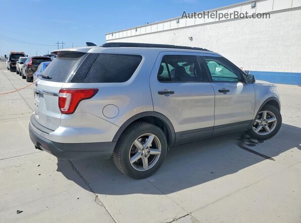 1FM5K7B89JGC06532 2018 FORD EXPLORER Silver Tył prawy