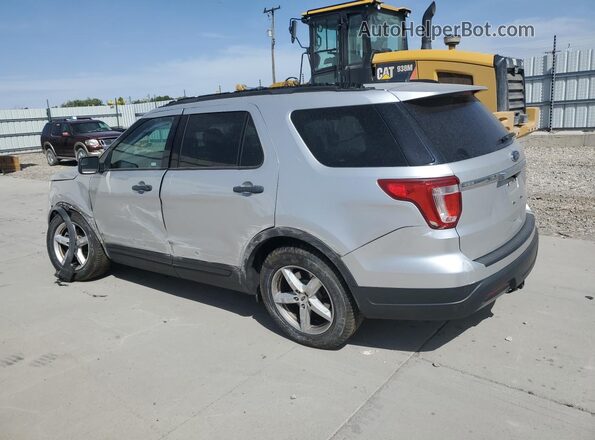 1FM5K7B89JGC06532 2018 FORD EXPLORER Silver Widok wnętrza 360 stopni