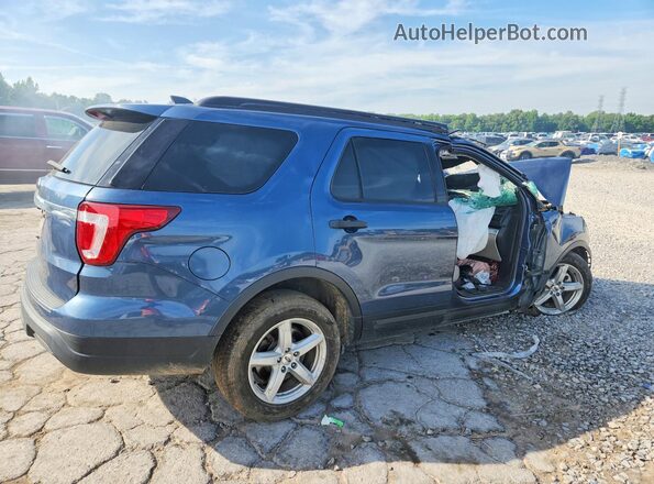 1FM5K7B89KGA15209 2019 FORD EXPLORER Blue უკანა მარჯვენა