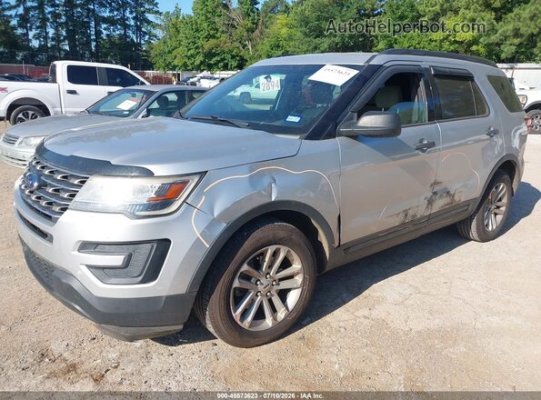 1FM5K7B8XHGA10710 2017 FORD EXPLORER Silver Przód lewy