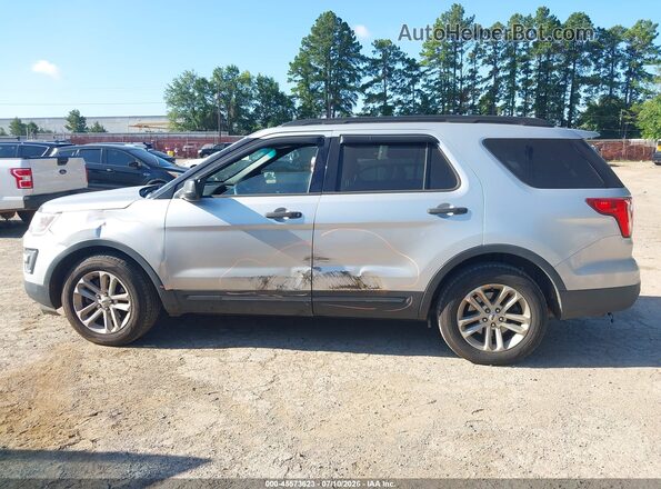 1FM5K7B8XHGA10710 2017 FORD EXPLORER Silver Widok wnętrza 360 stopni