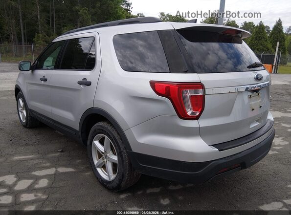 1FM5K7B8XJGC45131 2018 FORD EXPLORER Silver Tył lewy
